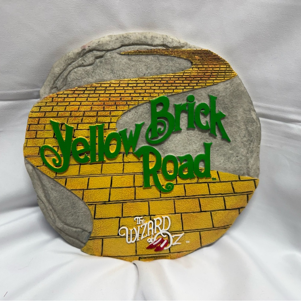 Wizard of Oz Yellow Brick Road Wall Decor/Stepping Stone & Wind Chime Bundle!